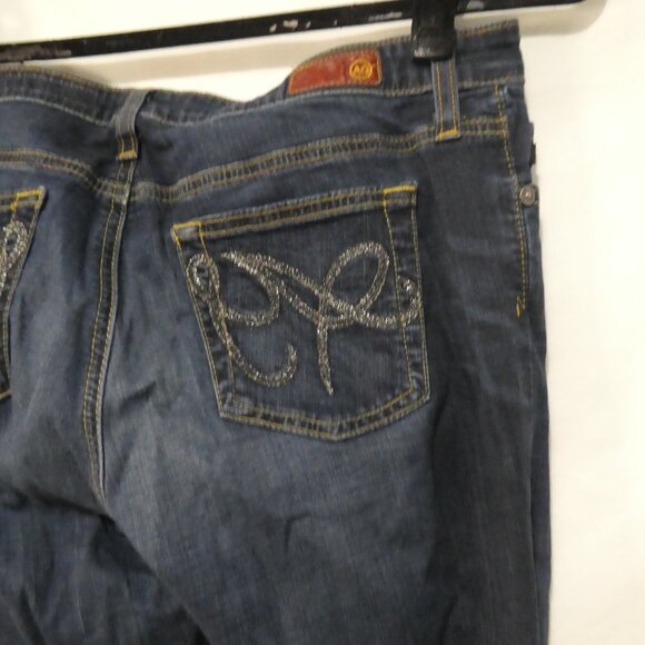 AG - ADRIANO GOLDSCHMIED - The Angel | 29R | Dark Wash Blue Straight Leg Jeans - Picture 12 of 16